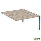 Елемент станції приставний з укороч.перемич SIG-541 (1387х1600х750) Чорний граф/В'яз Ліберті, фото 5