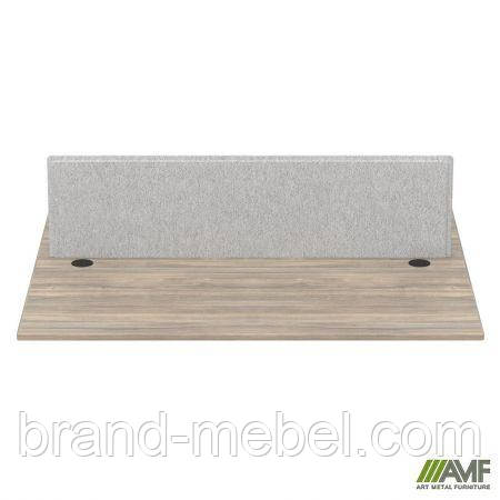 Стільниця станції пристав. з укороч.перемич+Перегор SIG-554 (1387х1600х750) Чорний граф/В'яз Ліб/Сірий, фото 1