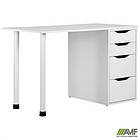 Стіл комп'ютерний Blond BL-102 (1200х600х750) Білий Перл / Білий беж, фото 6