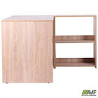 Стіл комп'ютерний Gravity GR-102 R (1200х1200х760) Дуб Сонома, фото 7