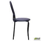 Стілець Тюльпан чорний Шкірозамінник чорний, фото 6