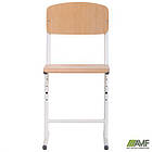 Стілець Шкільний регульований 4-6, ростова група, лак бук, фото 7