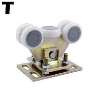 Каретка несуча гойдаюча з регулюванням по висоті для відкатних воріт