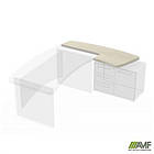 Крило бічне Онікс 570х1535х760 Дуб ценамон ліве, фото 3