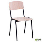 Стілець Учнівський №6 чорний лак бук, фото 5