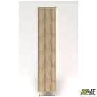 Пенал книжковий відкритий Delta DL-601 (434х420х2078мм) Блеквуд Ячмінний / Опора білий беж, фото 3