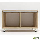 Шафа книжкова відкритий Delta DL-905 (864х420х516мм) Блеквуд Ячмінний / Опора білий беж, фото 2