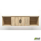 Полиця навісна Delta DL-523 (1418х330х384мм) Блеквуд Ячмінний, фото 2