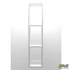 Полиця навісна Delta DL-613 (256х310х1152мм) Білий базовий, фото 2