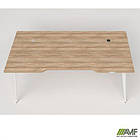 Стіл Delta DL-107 (1790х900х750мм) Блеквуд Ячмінний / Каркас білий, фото 3