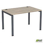 Стіл письмовий SIG-113 (1587х800х750мм) Чорний графі /В'яз Ліберті Димчастий, фото 5