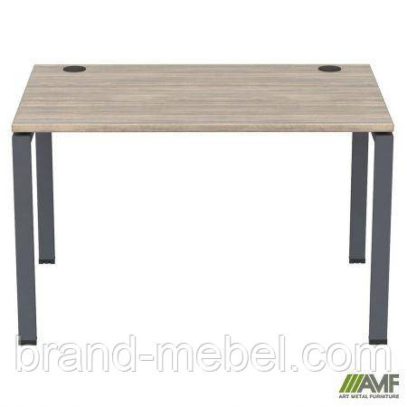 Стіл письмовий SIG-113 (1587х800х750мм) Чорний графі /В'яз Ліберті Димчастий, фото 1