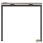 Елемент столу складового з укороченими перемичками SIG-361 (1187х800х750мм) Чорний граф/В'яз Ліберті, фото 2