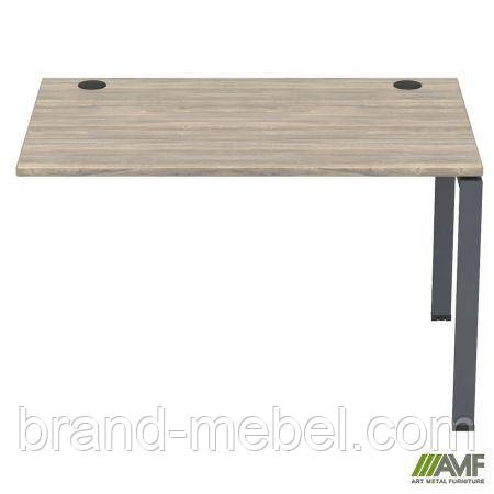 Елемент столу складового з укороченими перемичками SIG-361 (1187х800х750мм) Чорний граф/В'яз Ліберті, фото 1