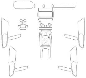 Комплект викройок для салону LAND ROVER DISCOVERY SPORT 2019