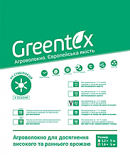 Агроволокно Greentex p-23 (1.6х5м)