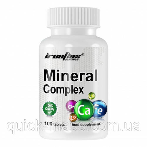 Вітамінно-мінеральний комплекс IronFlex — Multi Mineral Complex 100tab