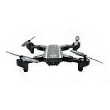 Квадрокоптер з камерою дрон складаний Радіокерований міні з пультом Phantom D5HW WiFi акумулятор, фото 7