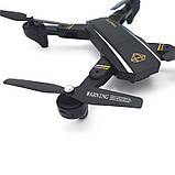 Квадрокоптер з камерою дрон складаний Радіокерований міні з пультом Phantom D5HW WiFi акумулятор, фото 9