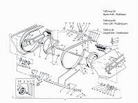 Запчастини на підбирач преса Sipma - вузол 130