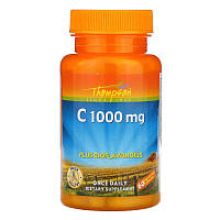Витамин C 1000 мг Thompson Vitamin C аскорбиновая кислота с биофлавоноидами для лучшего усвоения 60 капсул