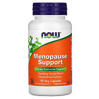 Женская поддержка при менопаузе Now Foods Menopause Support фитоэстрогены травяной сбор при климаксе 90 капсул