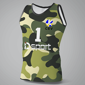 Майка чоловіча для пляжного волейболу Army