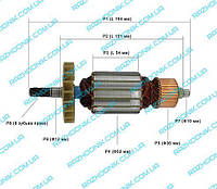 Якорь на дисковую пилу Wintech WCS-200