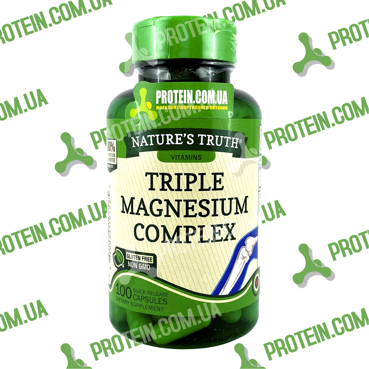 Магній Nature's Truth Triple Magnesium Complex 420 мг 100 капс