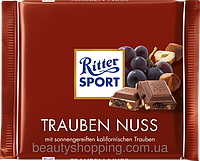 Шоколад Ritter Sport TRAUBEN NUSS (С ИЮМОМ И ОРЕХОМ) Германия 100г