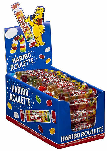 Желейные конфеты Haribo Roulette Германия 25г (ID#1389266348), цена: 11 ...
