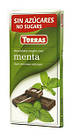 Шоколад чорний без цукру Torras з м'ятою 75 г Іспанія, фото 2