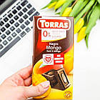 Шоколад чорний Torras без цукру з шматочками манго 75 г Іспанія, фото 2