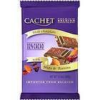 Шоколад молочний CACHET (КАШЕТ) 32 % какао з мигдалем і родзинками 300 г Бельгія, фото 3