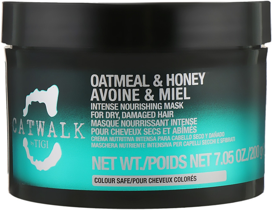 Маска для волосся відновлювальна маска Tigi Catwalk Oatmeal & Honey Nourishing, 200 мл