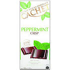 Шоколад чорний Cachet Peppermint Кашет 57 % какао з м'ятою хрусткий 100 г Бельгія, фото 2