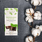 Шоколад чорний Cachet Peppermint Кашет 57 % какао з м'ятою хрусткий 100 г Бельгія, фото 4