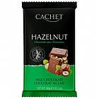 Шоколад молочний CACHET (КАШЕТ) 32% какао з фундуком (лісовий горіх) 300 г Бельгія, фото 2