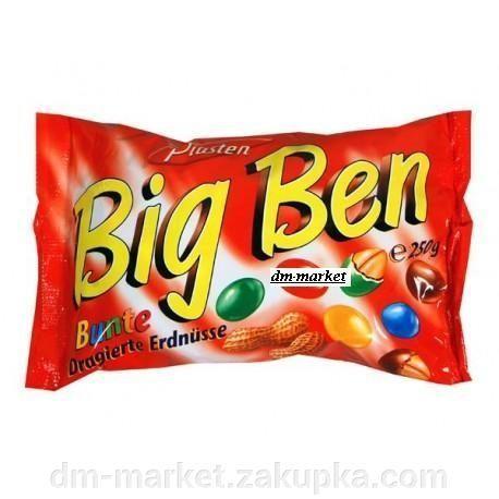 Драже Big Ben арахіс в шоколадній кольорової глазурі Німеччина 250 г