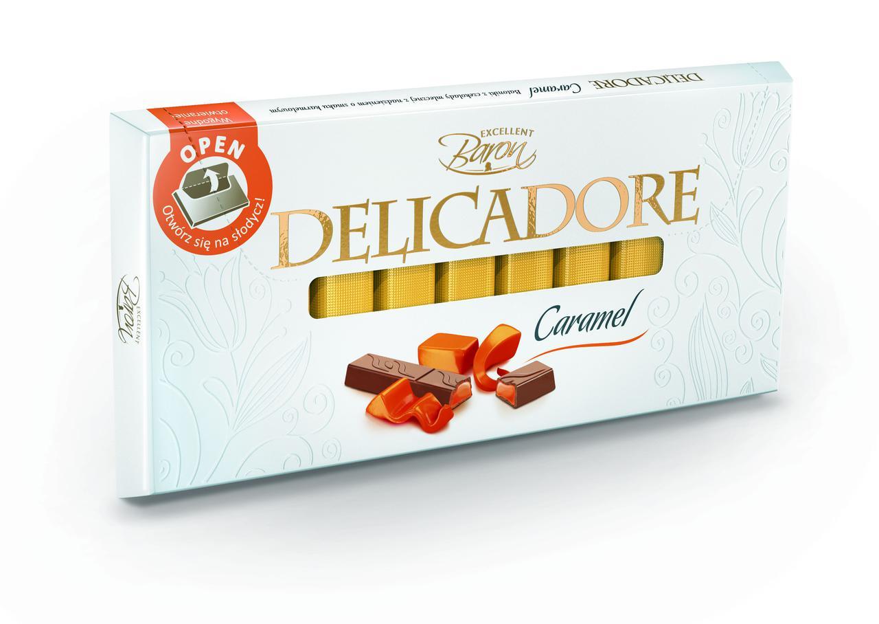 Шоколад Delicadore Caramel (карамель) Польша 200г - фото 1 - id-p1389266528
