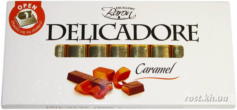 Шоколад Delicadore Caramel (карамель) Польша 200г - фото 2 - id-p1389266528