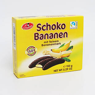 Цукерки шоколадні Schoko Bananen (з бананової начинкою) Австрія 150 г