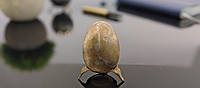 Сувенирное яйцо из натурального камня Флюорит