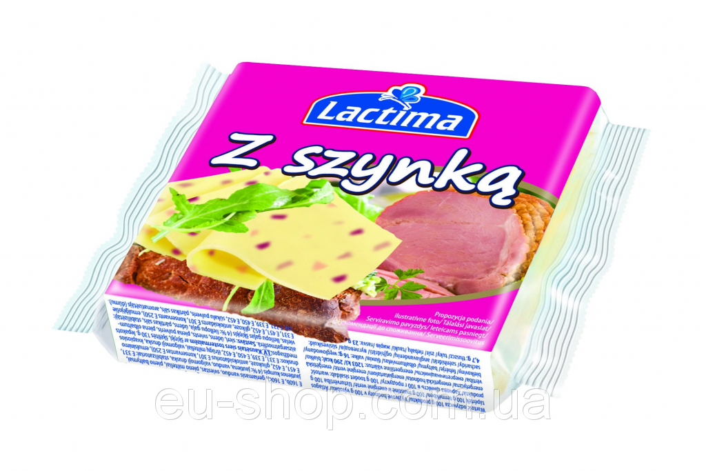 Сыр тостерный (плавленный) Laktima с ветчиной Польша 130г - фото 1 - id-p1389267528