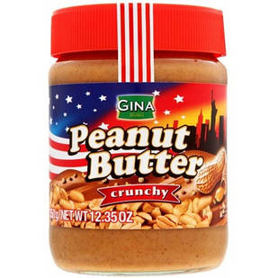 Паста Арахісова з Кранчами Gina Peanut Butter Crunchy 350 г Австрія