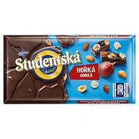 Шоколад черный Studentska Pecet с изюмом и арахисом 180 г Чехия (опт 5 шт)