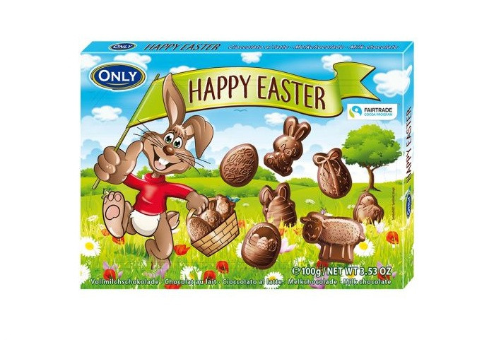 Шоколад молочний фігурний Happy Easter Only 100 г Австрія