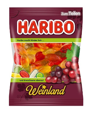 Желейні цукерки Haribo Weinland 200 г Німеччина, фото 1