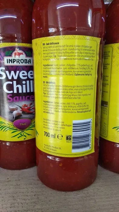 Соус Чесночный Чили Sweet Chilli Sauce Inproba 700 мл Нидерланды - фото 3 - id-p1389275117