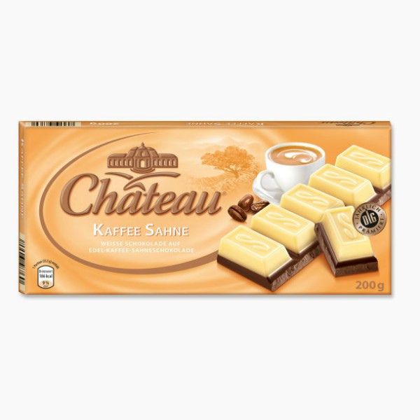 Шоколад Chateau Kaffee Sahne Кави Вершки 200гр. Німеччина
